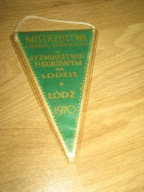 Mistrzostwa Okręgu Łódzkiego w Łyżwiarstwie Figurowym ŁÓDŹ 1970 proporczyk