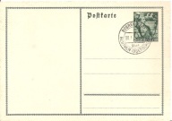 BOBREK BYTOM -postkarte stempel 1938 rok TRZECIA RZESZA