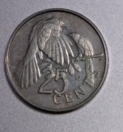 Brytyjskie Wyspy Dziewicze 25 centów 1974r. BCM