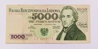 5000 ZŁOTYCH 1982 seria BZ