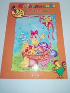 kolorowanki z nalepkami - wzór nr 3 + wzór nr 8