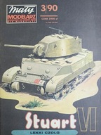 Mały Modelarz 3/1990 czołg lekki Stuart VI