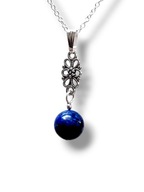 018 Wisiorek/zawieszka - kamienie Lapis Lazuli - pomagam
