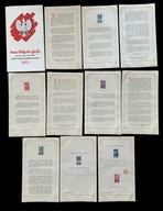 1946 Osiedla Polskie we Włoszech karnet Fi 3 bloki 4 znaczki