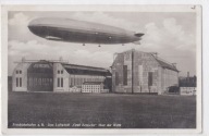 FRIEDRICHSHAFEN ... STEROWIEC GRAF ZEPPELIN NAD HANGARAMI ... rok 1930