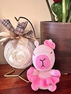 Kapibara balerina maskotka szydełko