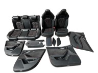 AUDI A6 C7 LIFT S LINE FOTELE SKÓRY COMPETITION LOTNICZE CZERWONA NIĆ