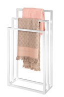 WIESZAK WOLNOSTOJĄCY BIAŁY NA RĘCZNIKI STOJAK ŁAZIENKOWY 3 POZIOMOWY LOFT