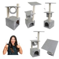 DRAPAK DLA KOTA SŁUPEK DOMEK BUDKA ZABAWKA DO DRAPANIA LEGOWISKO SIZAL