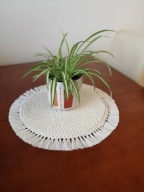 MAMAJASTUDIO Podkładka na stół ,średnica 35cm, boho,okrągła podkładka.