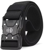 PAS PASEK WOSJKOWY MILTARNY UNIWERSALNY ROZMIAR CZARNY Z KLAMRĄ QR