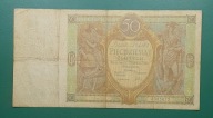 Banknot 50 złotych 1929 seria CJ
