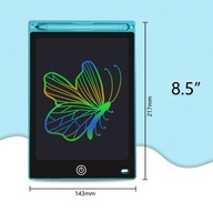 TABLET DO RYSOWANIA LCD 8,5" DLA DZIECI EDUKACYJNY EKRAN TĘCZOWY PREZENT