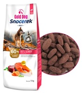 PREMIUM KARMA DLA PSA GOLD DOG SNOCEREK 15KG UNIWERSALNA NA STAWY WOŁOWINA