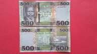 SUDAN POŁUDNIOWY - 500 POUNDS 2021,UNC