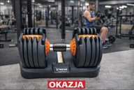 Hantle żeliwne regulowane Trexo 1x 24 kg