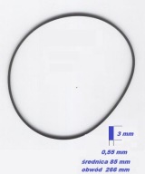 Pasek płaski 266 X 0,55 X 3,0mm IPG