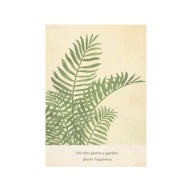 Plakat „Plants Happiness” – Botaniczny Plakat Minimalistyczny
