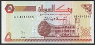 Sudan 5 dinarów 1993 - stan bankowy UNC