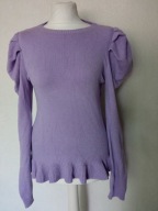 Włoski damski sweterek bluzka wiskoza r S/M