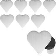 8x OBCIĄŻNIKI DO OBRUSÓW MAGNETYCZNE KLIPSY SERDUSZKO DO STOŁU STALOWE