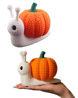 ŚLIMAK Z DYNIĄ JESIENNA DEKORACJA XL