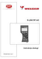 Welger E-LINK RP 445 - instrukcja obsługi sterownika PL (2011)