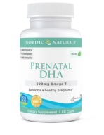 Nordic Naturals Prenatal DHA Vegan 500 mg 60 kapsułek miękkich