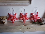 GWIAZDKI,GWIAZDY, ZAWIESZKI komplet 3 szt.