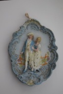 Plakieta porcelanowa - biskwit