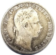 1 floren (gulden) Cesarstwa Austriackiego z 1858 roku Franciszka Józefa I.