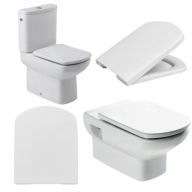 DESKA SEDESOWA WOLNOOPADAJĄCA WYTRZYMAŁA ŁATWA W MONTAŻU BIAŁA WC MOCNA