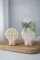 Podziękowanie świeca sojowa Balon Chrzciny Baby shower Roczek |noya