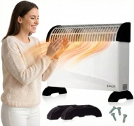 GRZEJNIK ELEKTRYCZNY ENERGOOSZCZĘDNY TERMOSTAT KONWEKTOR SUPER MOCNY 2000W