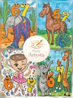 Kolorowanki 67 "SIX SEVEN" Kartki do kolorowania 20 szt Mały_Artysta