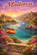 Magnes na Lodówkę Państwo, Kraj - Majorka- mallorca