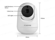 Kamera domowa IP Fuers 3MP Tuya Smart Home WiFi Wewnętrzna Monitoring