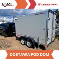 Przyczepa samochodowa przyczepka TEMARED 9 BOX 3015/2 C 1,5T furgon DOSTAWA