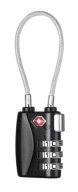 Kłódka Bagażowa Na Szyfr Kod Linka Stalowa Zamek Szyfrowy TSA 3-cyfrowy