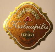 ETYKIETA - LITWA - Kalnapilis - PREMIUM ALUS - EXPORT, RZADKOŚĆ