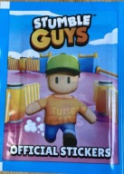 Oryginalna saszetka pięciu naklejek Stumble Guys