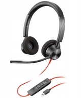 SŁUCHAWKI NAUSZNE PLANTRONICS POLY BLACKWIRE C3320 USB-C USB-A GW24