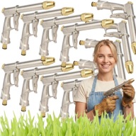 PISTOLET DO WĘŻA OGRODOWEGO ZRASZACZ METALOWY WĄŻ WODY OGRODOWY METALOWY