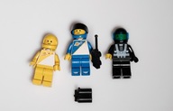Zestaw figurek lego kosmonautów