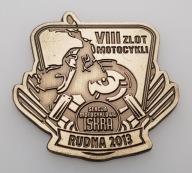 Znaczek, odznaka, blacha zlotowa, motocyklowa No.1842