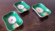 3 x mała popielniczka porcelana Bareuther Bavaria