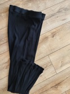 Spodnie damskie 2XL proste dzianinowe prążki zamaszyste super pas98