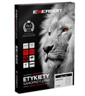 ETYKIETY SAMOPRZYLEPNE Emerson A4 20 x 105 mm nr13