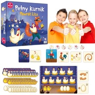 GRA RODZINNA PLANSZOWA PEŁNY KURNIK POWRÓT LISA DLA DZIECI 7 LAT+ MODNA