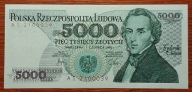 PRL 5000 zł 1982 AS 2100039 Stan unc